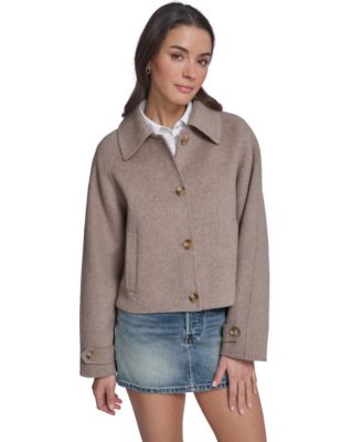 Женская укороченная куртка Levi's® L02 из шерстяной смеси с пуговицами спереди