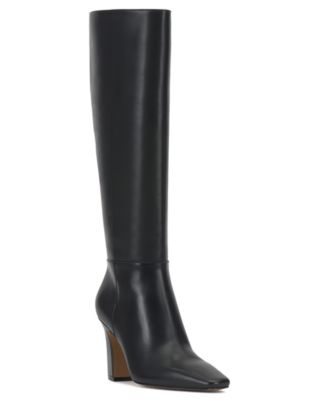 Vince Camuto Women's Bennidy Wide Calf Snip Toe Dress Boots