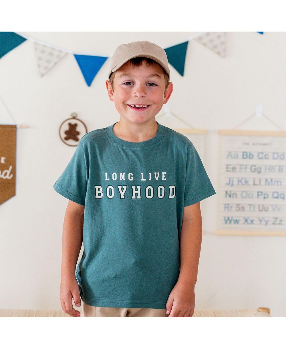 Футболка Sweet Wink Little Boys Long Live Boyhood с коротким рукавом