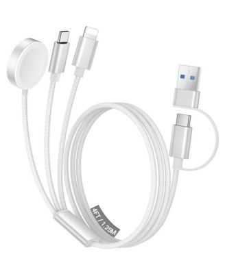 Кабель для зарядки Artudatech 3-in-1 15W 4ft для iPhone, Apple Watch, AirPods