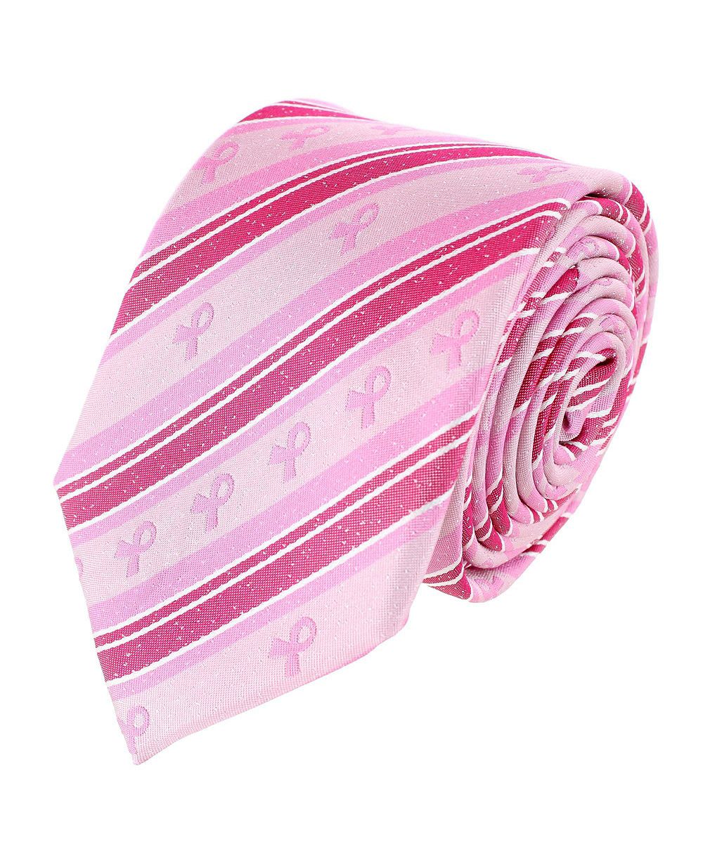 Мужской шелковый галстук TRAFALGAR Breast Cancer Awareness