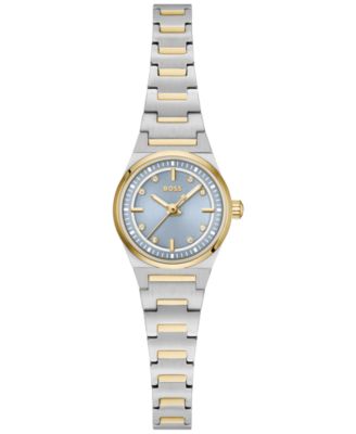 Hugo Boss Женские кварцевые двухцветные часы из нержавеющей стали Candor 20mm