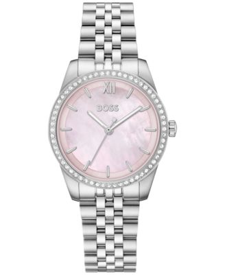 Hugo Boss женские часы Graceful Quartz из нержавеющей стали 32 мм
