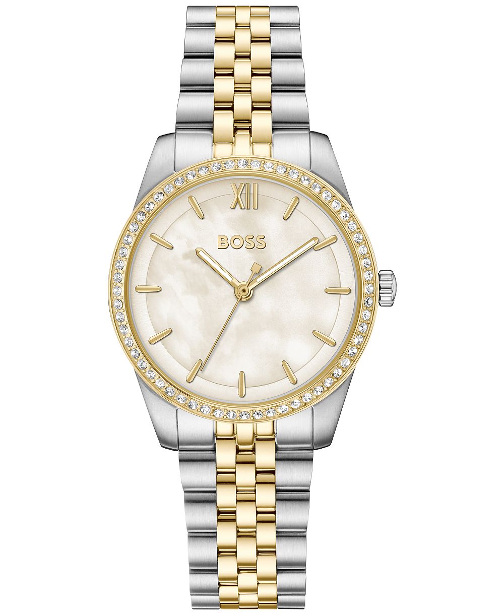 Hugo Boss Women's Graceful Quartz Two-Tone Stainless Steel Watch 32mm