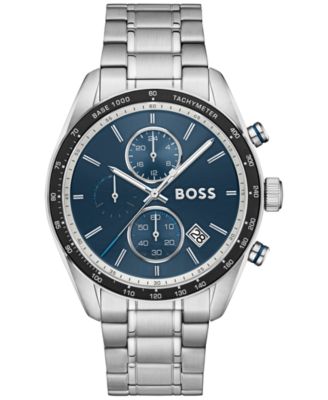 Hugo Boss мужские хронографы Grand Prix Quartz из нержавеющей стали 44.50 мм