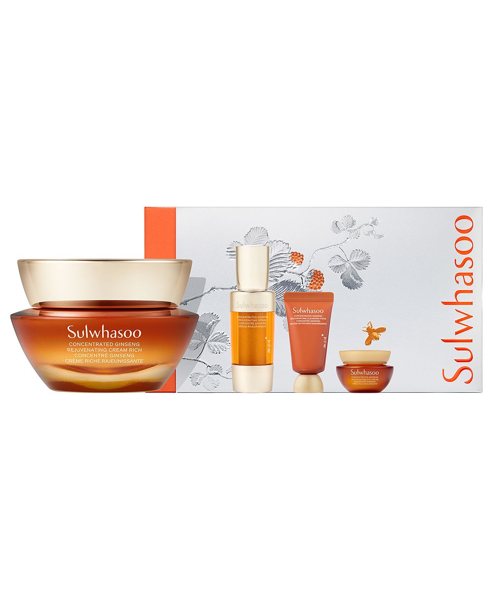 Набор из 4 средств Sulwhasoo Concentrated Ginseng Rejuvenating Rich Cream