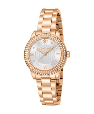 Женские часы Roberto Cavalli Glam Quartz IP Stainless Steel Bracelet