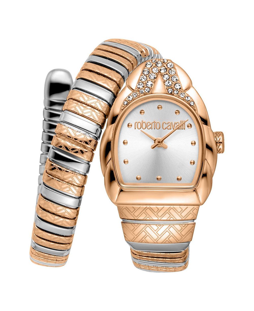 Женские наручные часы Roberto Cavalli Women's Aurora Quartz Stainless Steel Bracelet