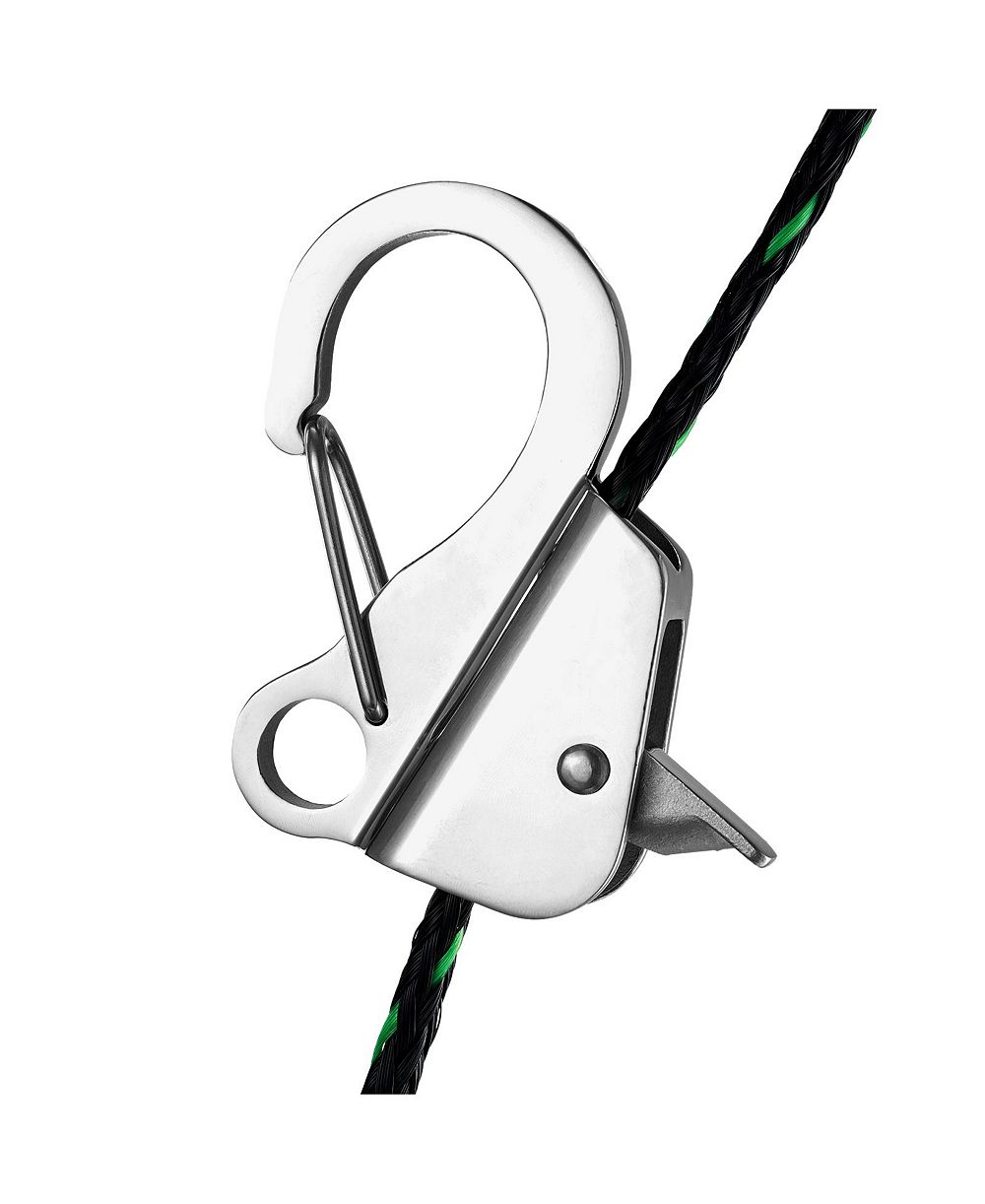 SUGIFT 304 Stainless Steel Slide Anchor Hook Quick Release for 3/8in to 5/8in Rope Holds 3700 Lbs