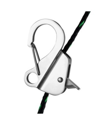 SUGIFT 304 Stainless Steel Slide Anchor Hook Quick Release for 3/8in to 5/8in Rope Holds 3700 Lbs