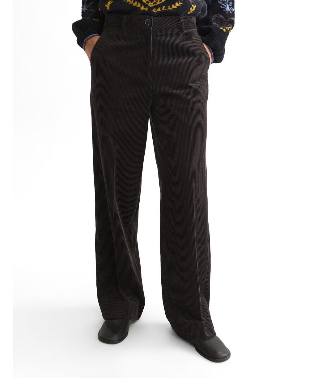Женские брюки SCOTCH & SODA Cleo High-Rise Wide-Leg Corduroy, 30" Inseam