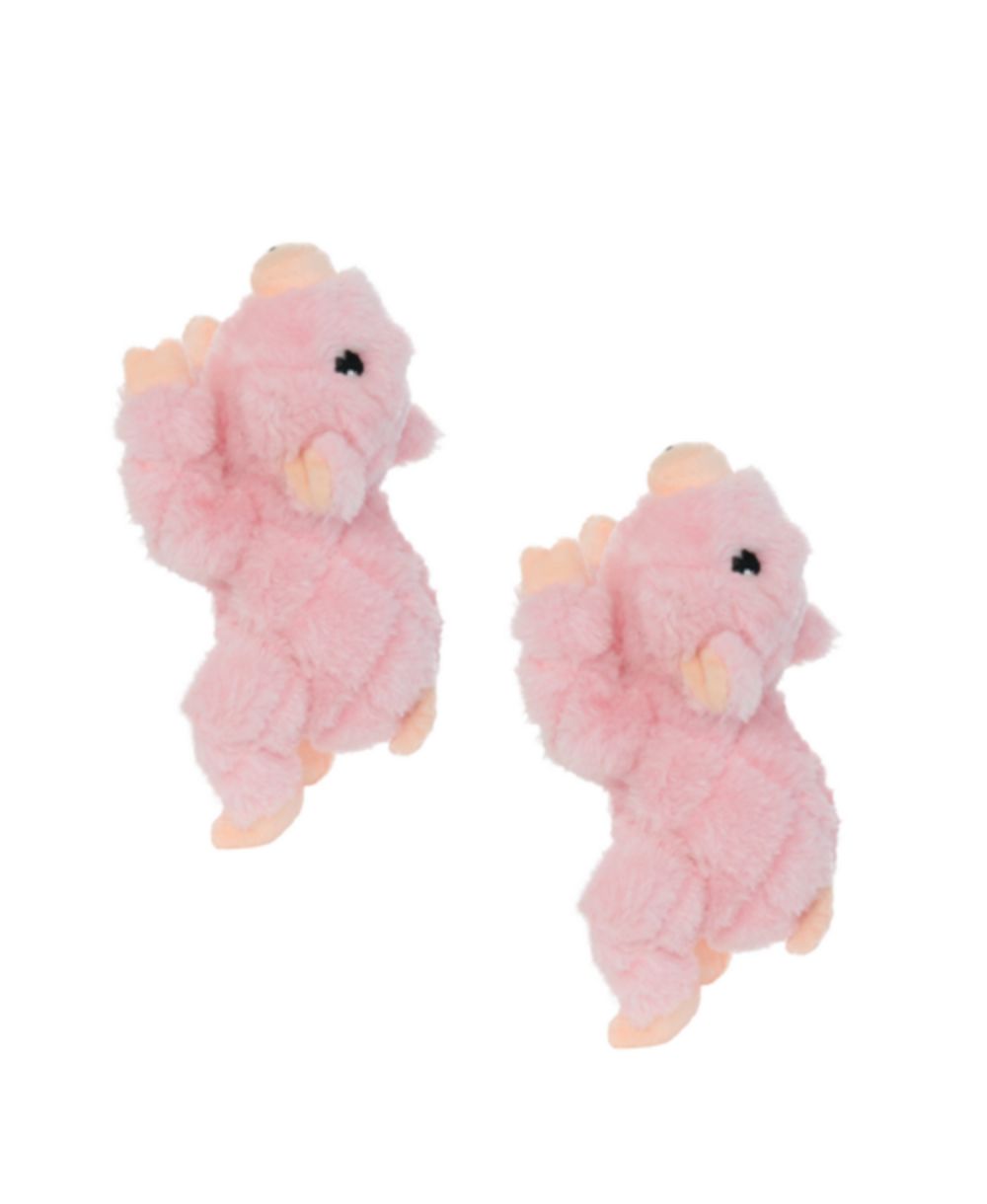 Игрушка для собак Mighty Jr Farm Piggy 2 Pack, Durable Plush Squeaky