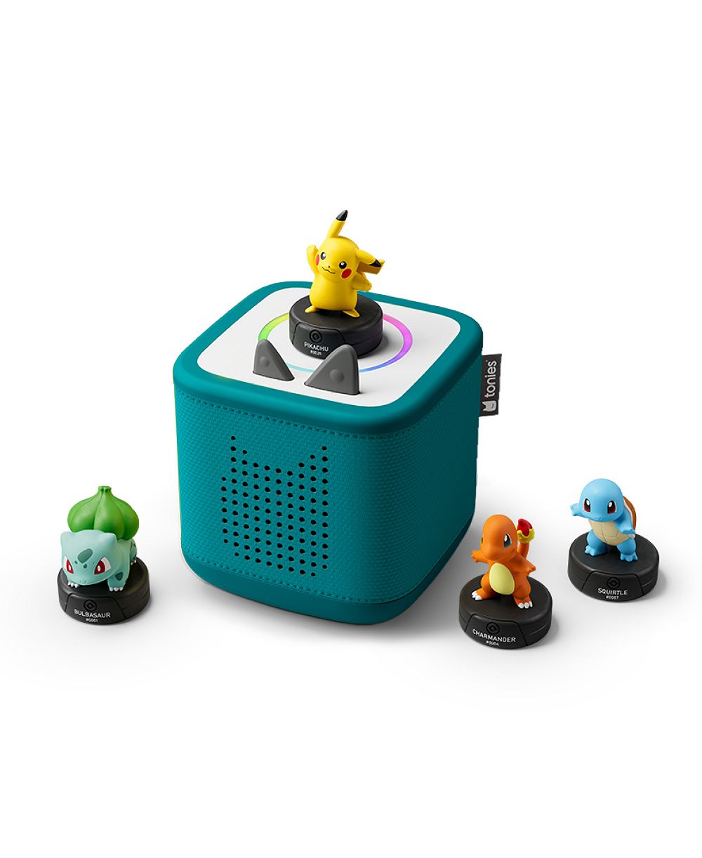 Tonies набор из 4 предметов Toniebox 2 Pokémon, интерактивный аудиоплеер без экрана, от 5 лет