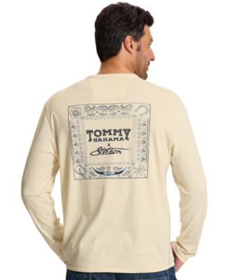 Мужская футболка с длинным рукавом и западным принтом Bandana Sands, Tommy Bahama