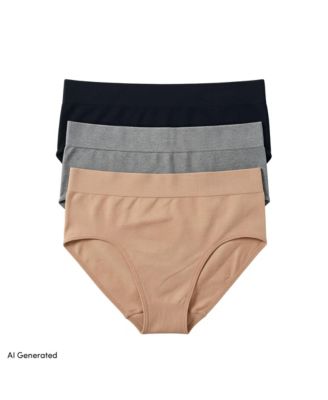 Женские трусики Lands' End Bikini Brief Cotton Comfort 3 Pack