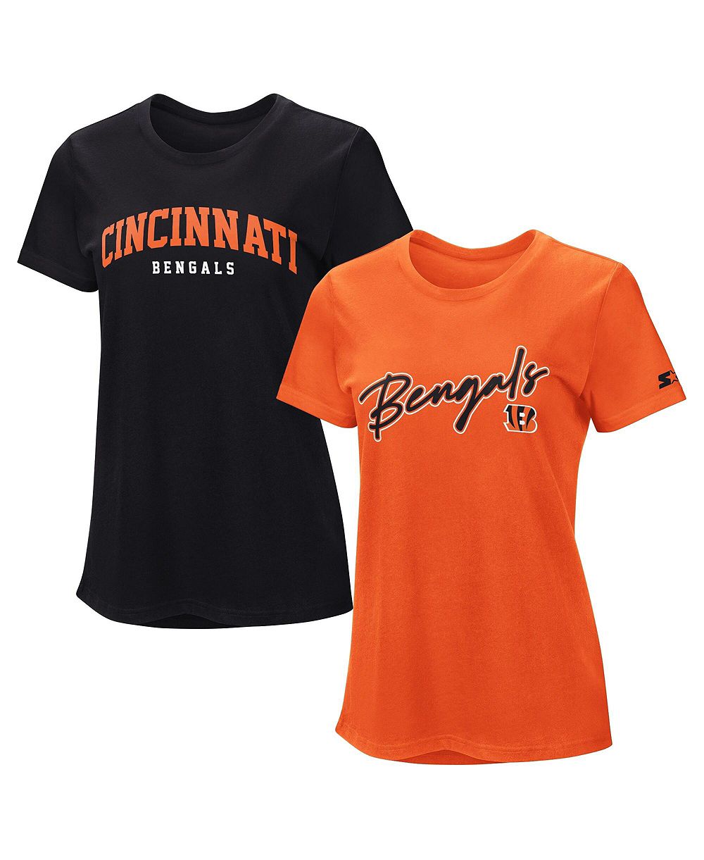 Женская футболка Starter Cincinnati Bengals Combo Pack Black/Orange