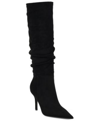 Женские высокие сапоги Nine West Giorah на тонком каблуке для широкой голени