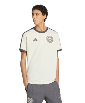 Adidas Men's Cream Mercedes-AMG Petronas F1 Team Silver Arrows Icon T-Shirt