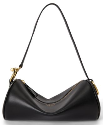 Lauren Ralph Lauren Blaike Leather Small Barrel Bag