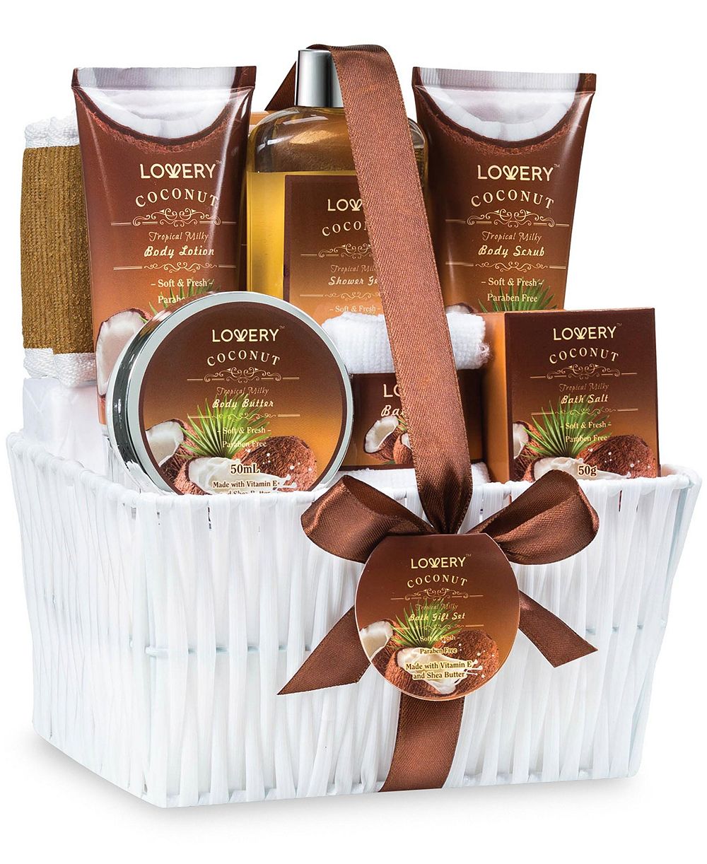 Набор для ванны Lovery 9-Piece Tropical Milky Coconut