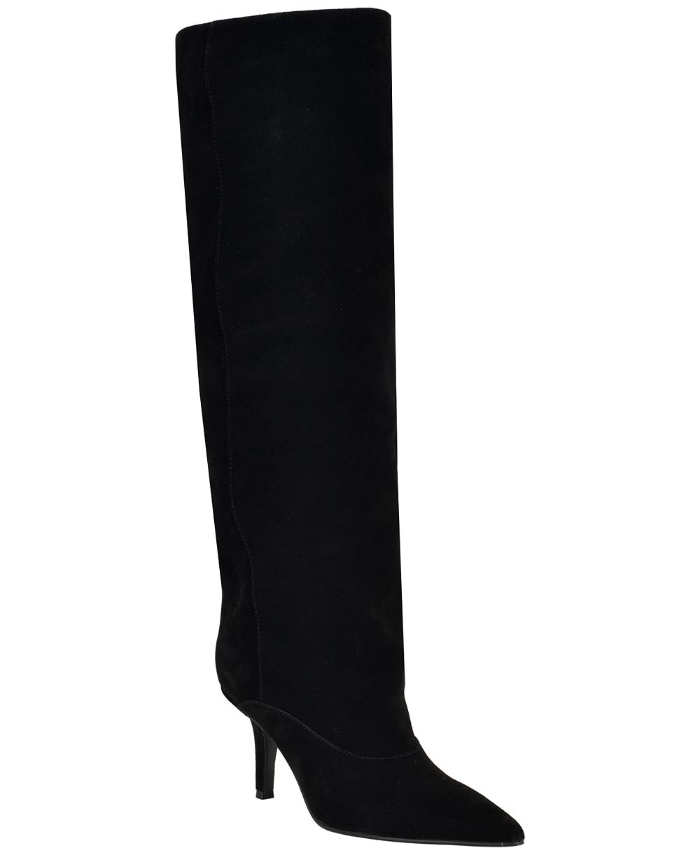 GUESS Women's Carolan Tall Suede Stiletto Boot