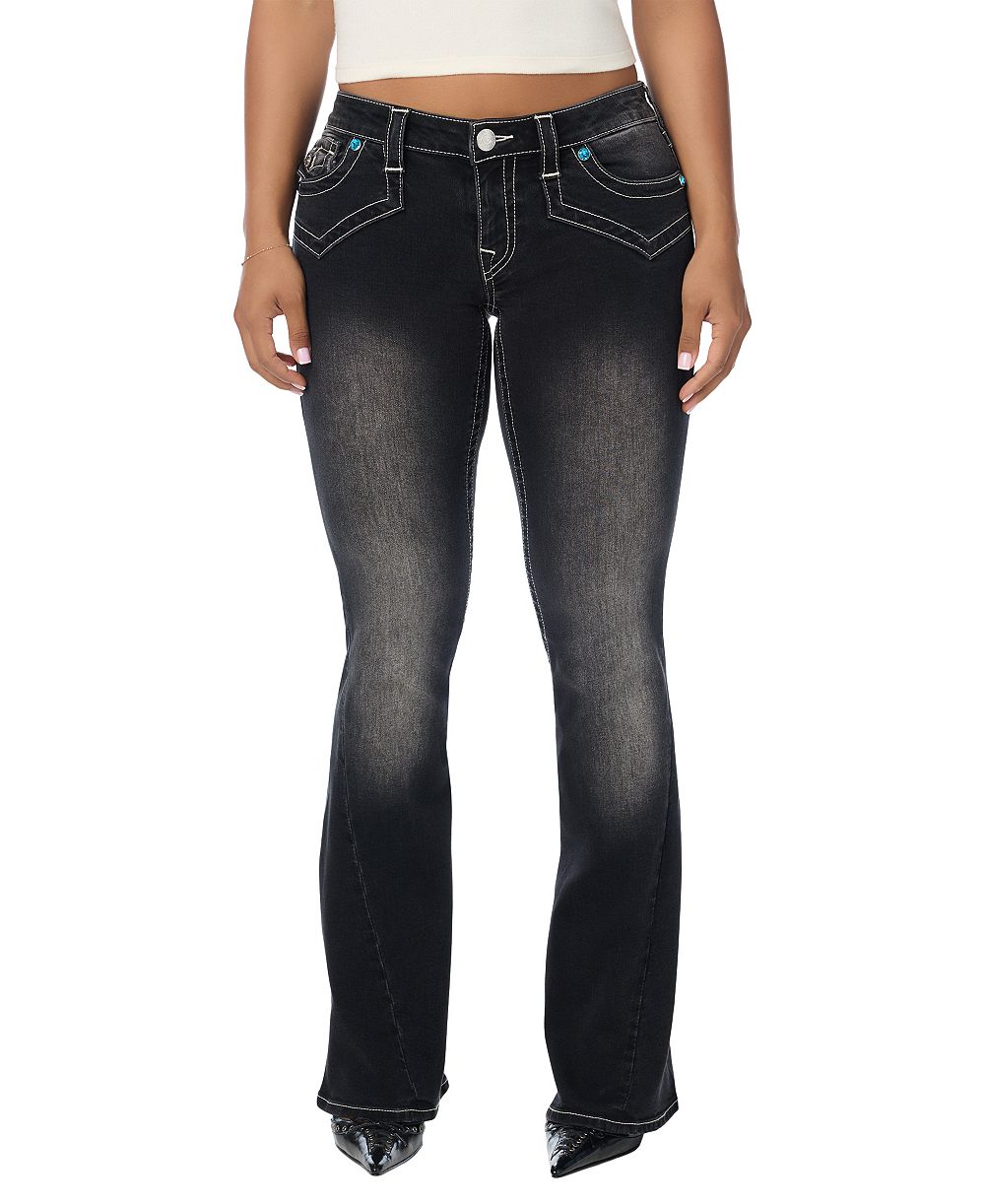 True Religion Women's Joey Low-Rise Flare Jeans