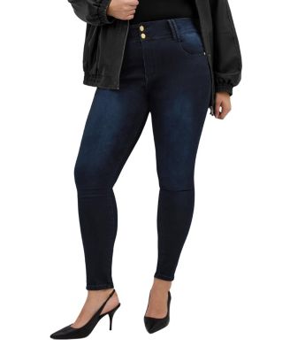 CITY CHIC женские узкие джинсы regular, размер plus, модель Asha