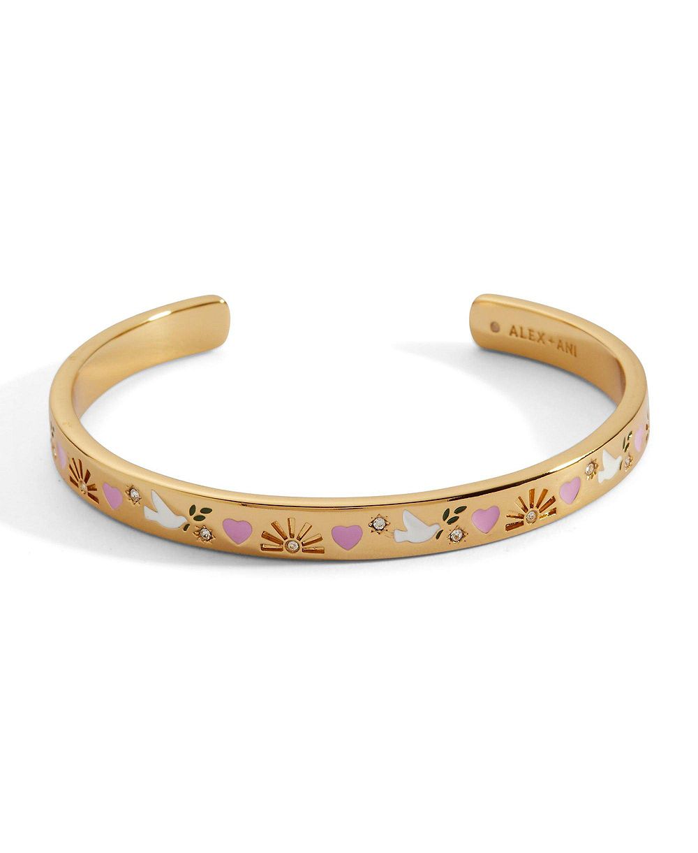 Браслет-кафф Alex and Ani Pray, Wait and Trust