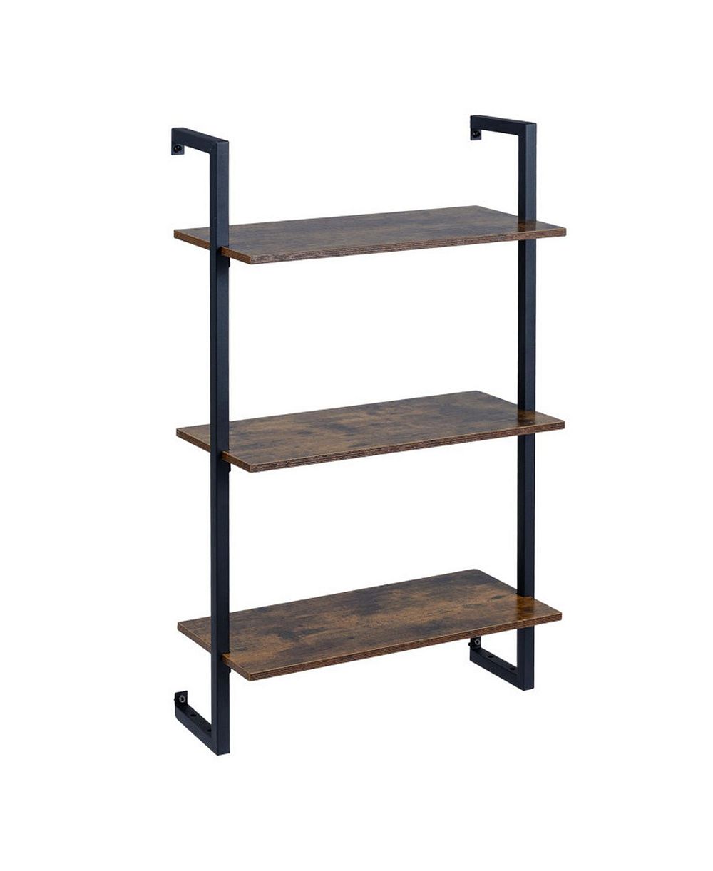 SUGIFT 3-Tier Floating Modern Kitchen Shelf for Living Room Home Office and Bathroom