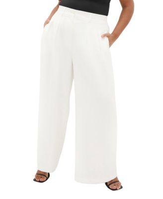 CITY CHIC Plus Size Abbie Fully Lined Wide Leg Pant