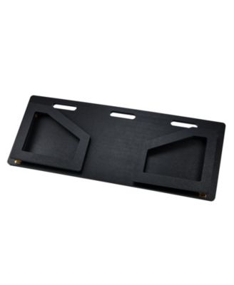 HONGGE Foldable Soccer Rebounder Board 45 x 18 in Dual-Angle HDPE Kickback Wall for Passing and Shooting Practice