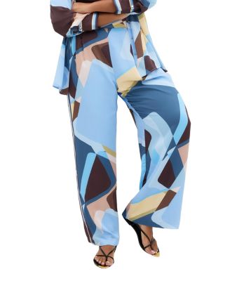 CITY CHIC Plus Size Amaya Abstract Print Wide Leg Pant