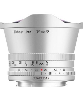 TTArtisan APS-C 7.5mm F2.0 180-Degree Ultra-Wide Angle Fisheye Lens for Fuji X Mount