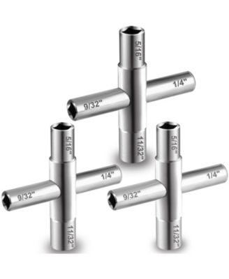 Комплект ключей Sillcock XDOVET 4-Way Steel для открытия шкафа счетчиков