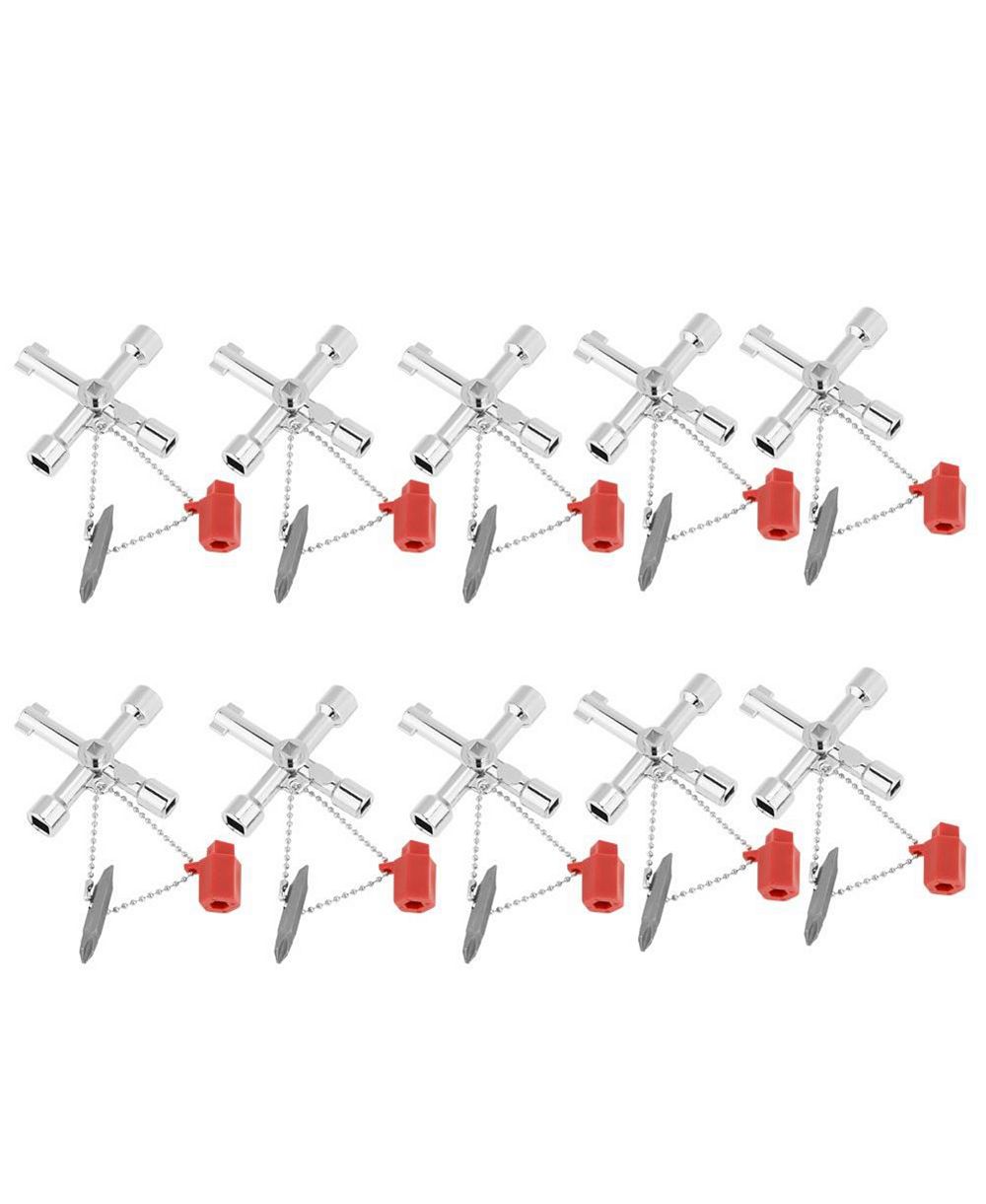 XDOVET Universal 4-Way Water Valve/Faucet Key