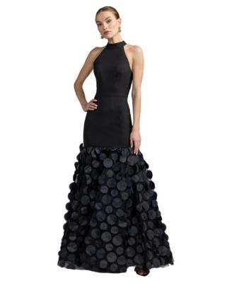 Женское бальное платье Mac Duggal с бантом-розеткой на шее