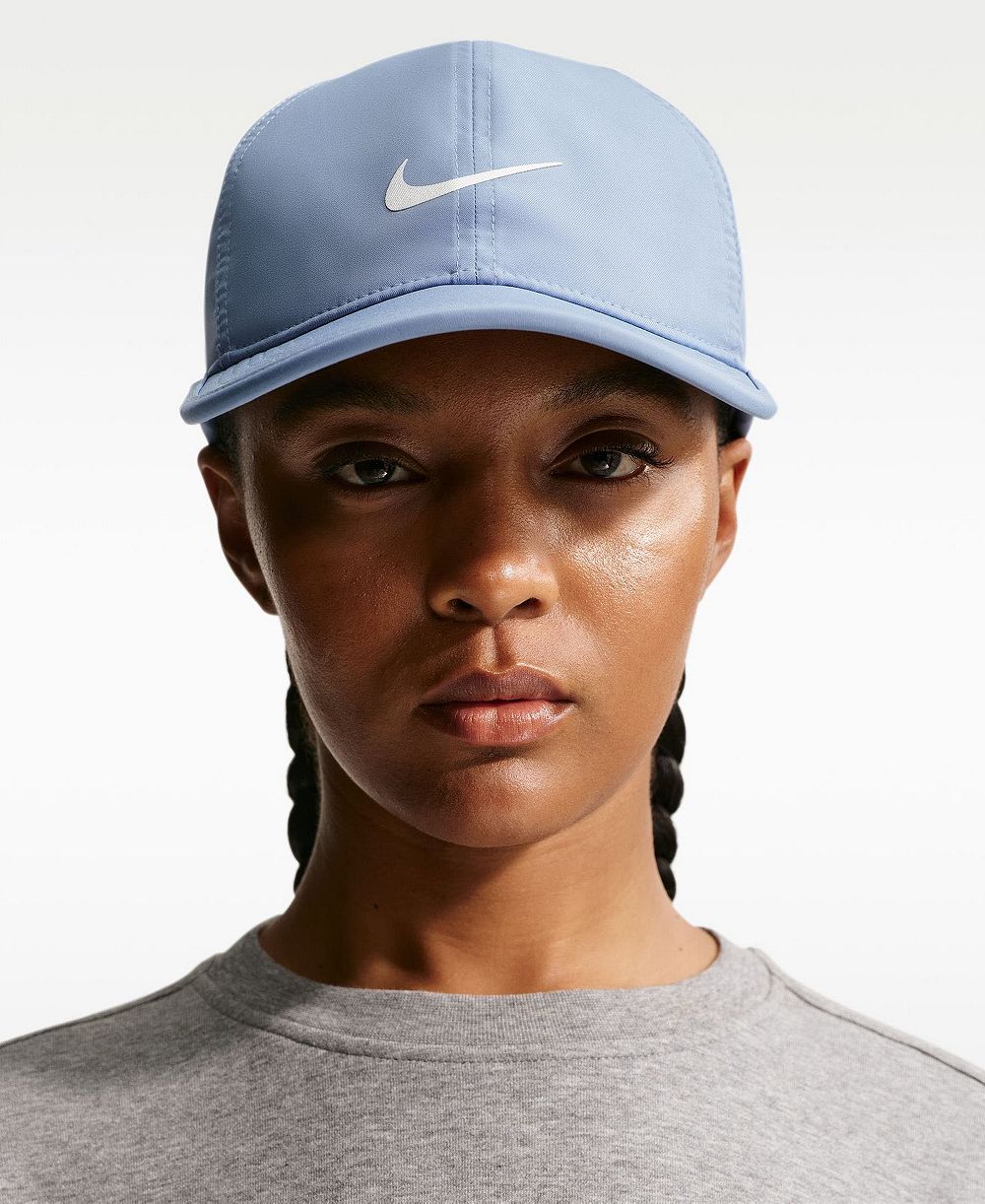Men's and Women's Nike Blue Featherlight Dri-FIT Club Adjustable Hat
