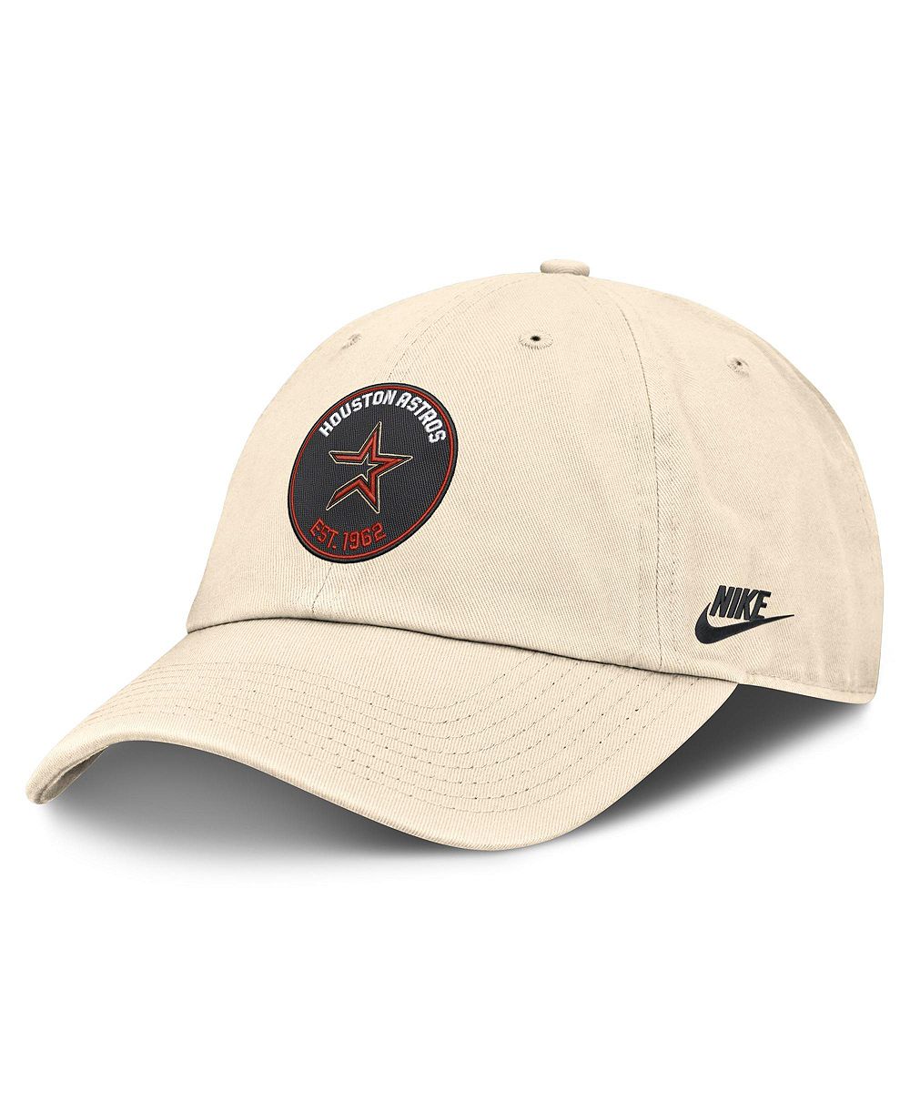 Мужская кепка Nike Houston Astros Cooperstown Collection Club Adjustable Natural