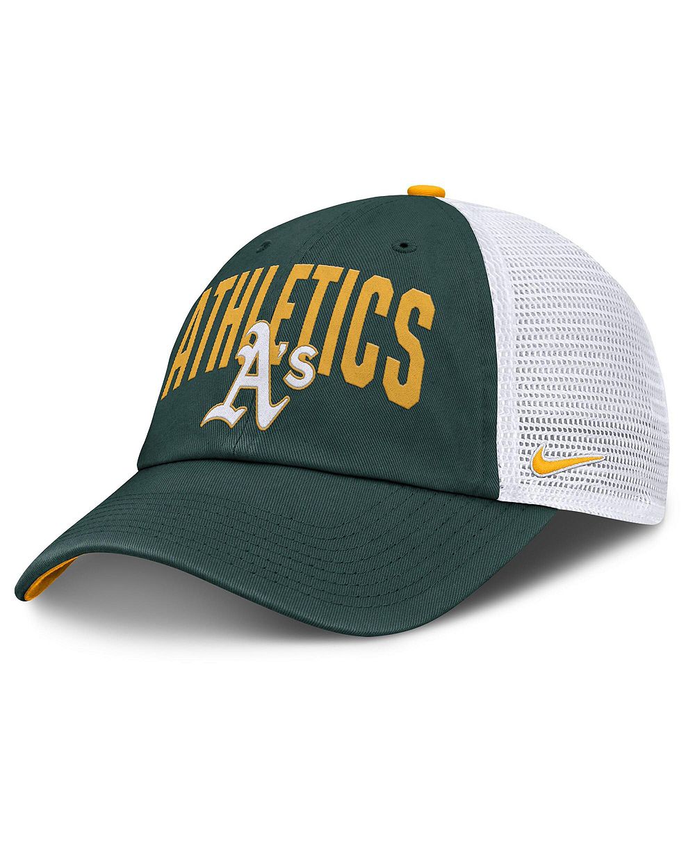 Мужской Nike Green Athletics Primetime Club Adjustable Trucker Hat