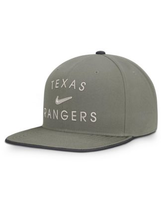 Men's Nike Olive Texas Rangers Pro Dri-FIT snapback Hat