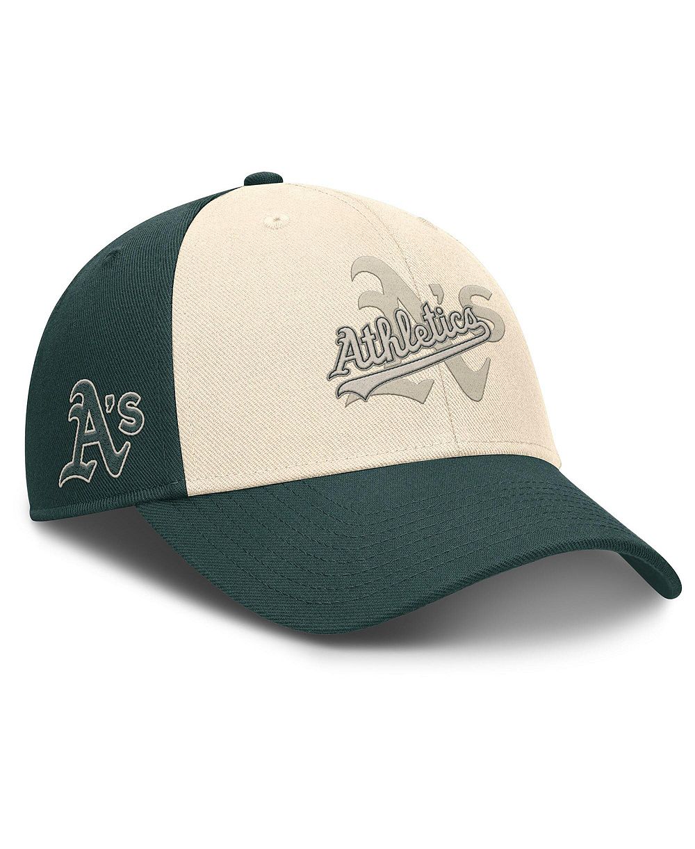 Men's Nike Green/Natural Athletics Statement Club Performance Adjustable Hat
