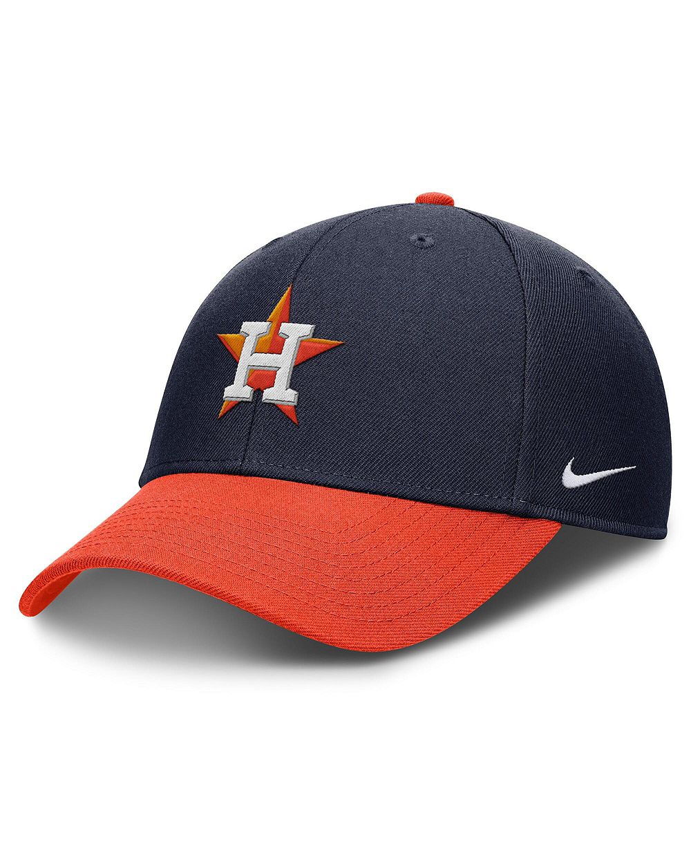 Мужская кепка Nike Navy/Orange Houston Astros Dri-FIT Club Adjustable