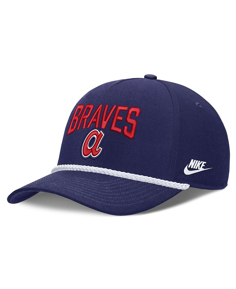 Мужская кепка Nike Atlanta Braves Cooperstown Rise, синяя