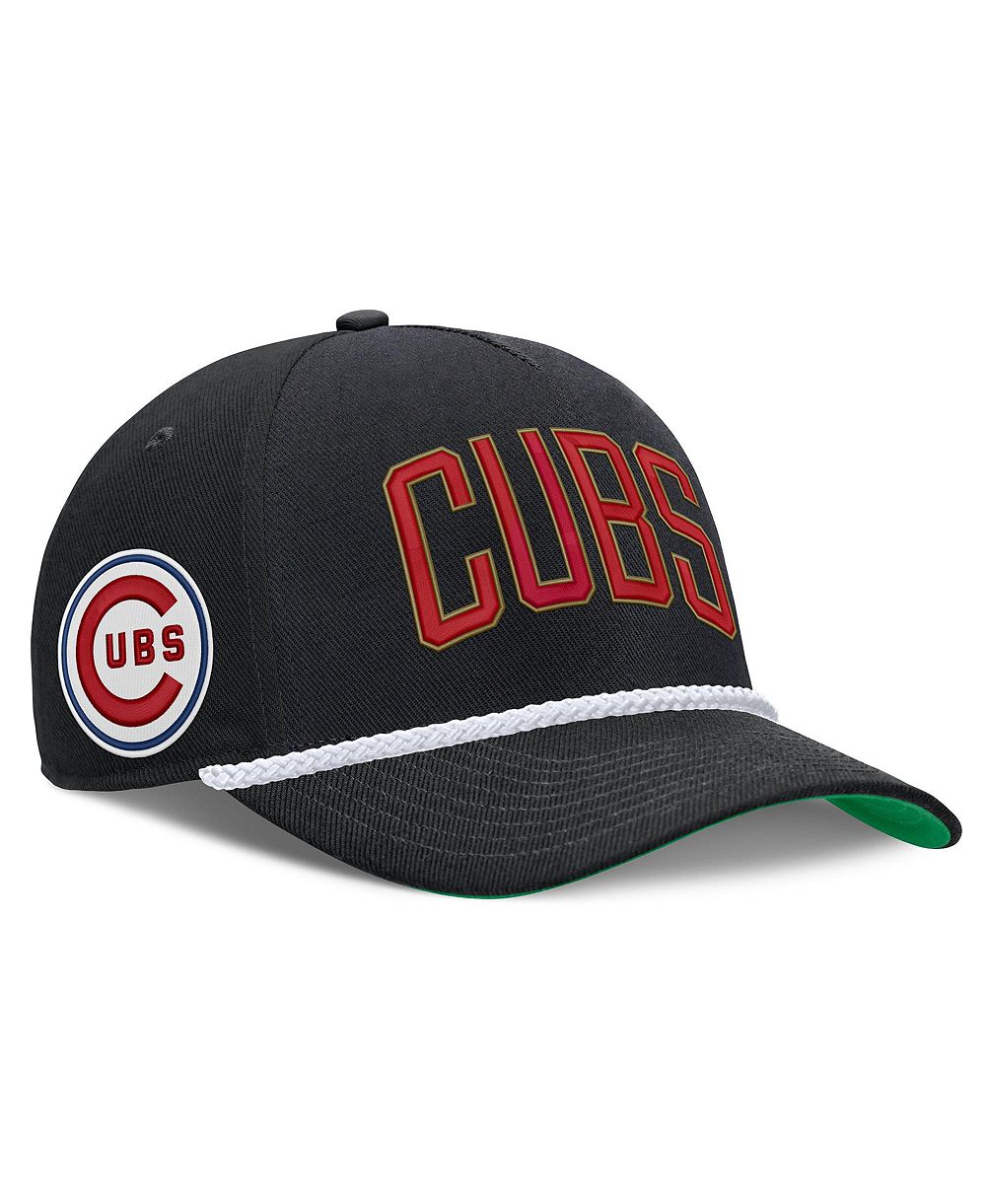 Nike Мужская кепка adjustable Chicago Cubs Cooperstown Collection Rise, цвет Black