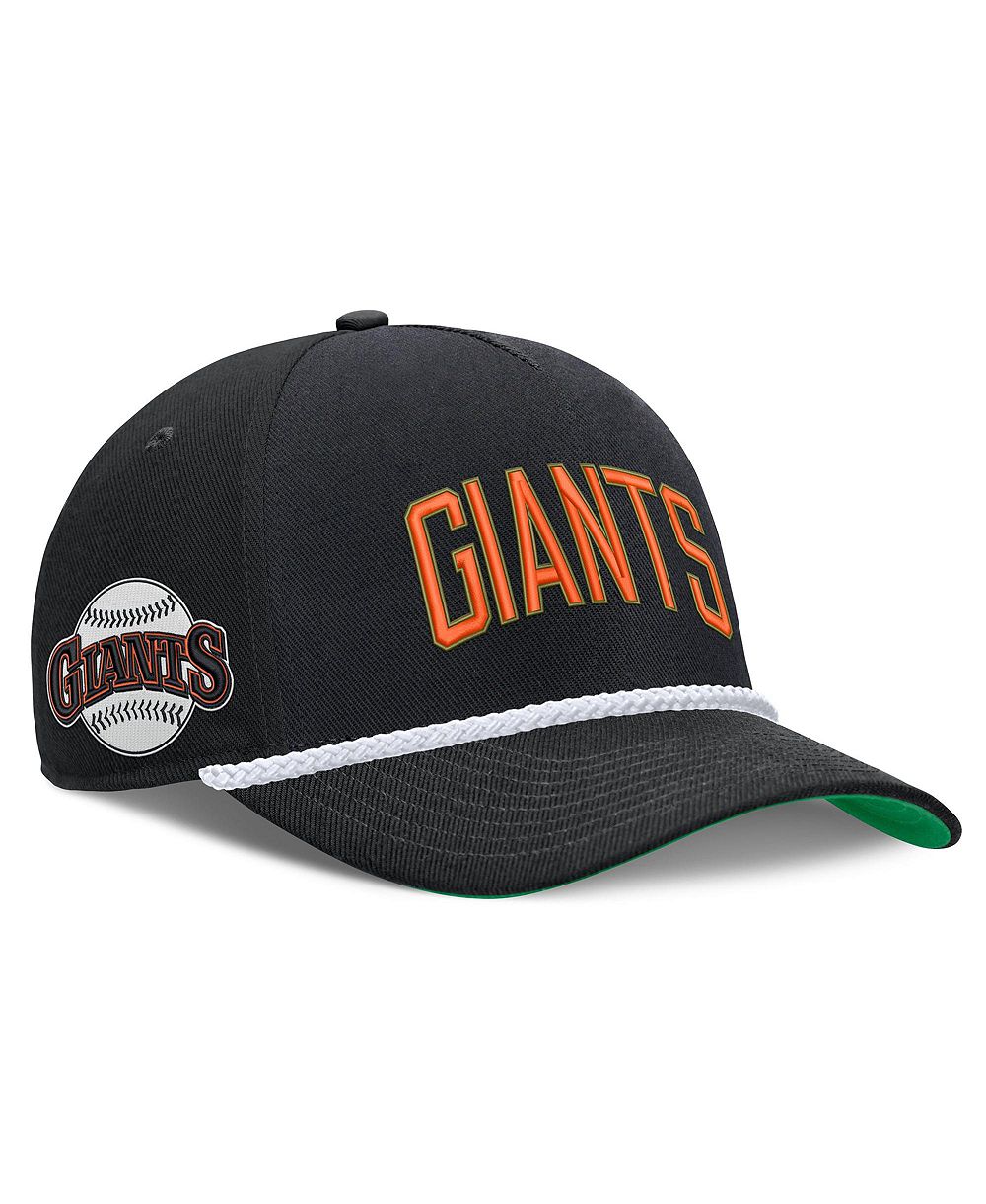 Nike Мужская кепка Rise Adjustable, цвет Black, San Francisco Giants Cooperstown Collection