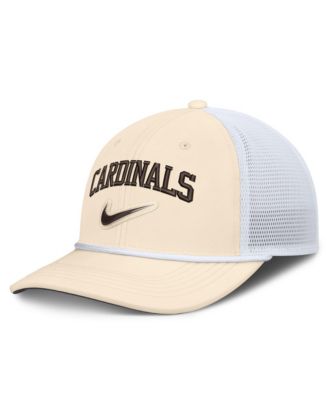 Men's Nike Natural/White St. Louis Cardinals Rise Dri-FIT Trucker Adjustable Hat¿