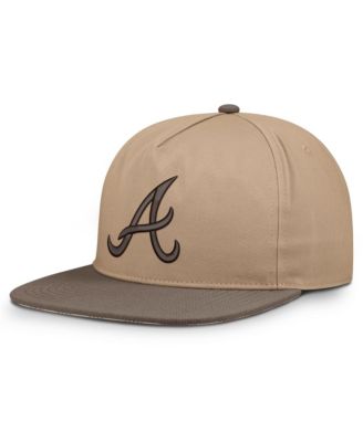 Мужская кепка Nike Atlanta Braves Statement регулируемая светло-коричневая