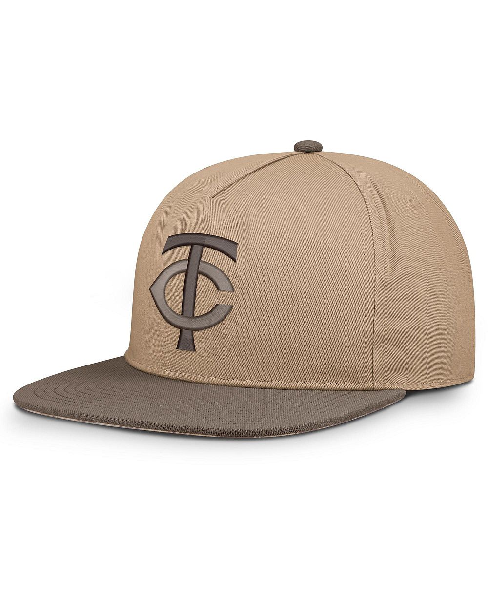 Мужская кепка Nike Light Brown Minnesota Twins Statement с регулируемым размером