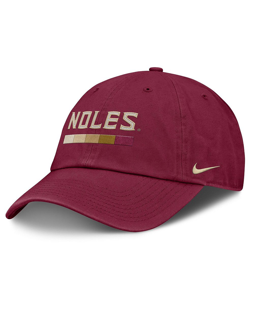 Men's Nike Garnet Florida State Seminoles Club Campus Adjustable Hat