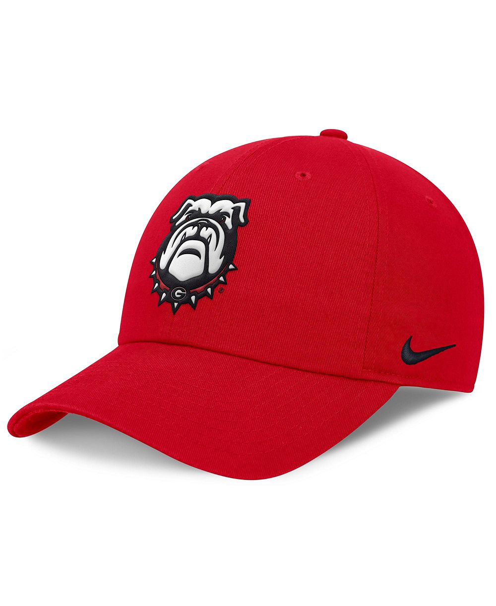 Мужская регулируемая кепка Nike Georgia Bulldogs Club Dri-FIT Red